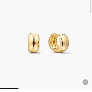 Mejuri Chunky Huggie Hoops